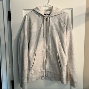 TekGear Mens Cream Heathers Zip Up Hoodie